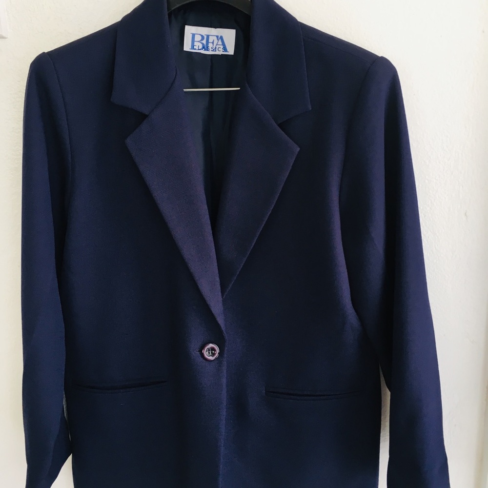Navy office blazer size 12